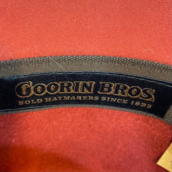 GOORIN BROS Wool Fedora/Cowgirl Hat WPL5923 Women's Small Red Southern Western - Picture 5 of 9